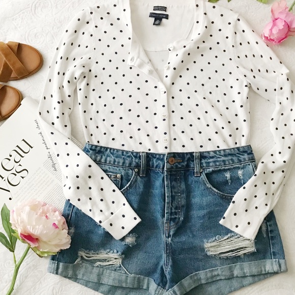 Tommy Hilfiger Sweaters - Tommy Hilfiger Polkadot Cardigan